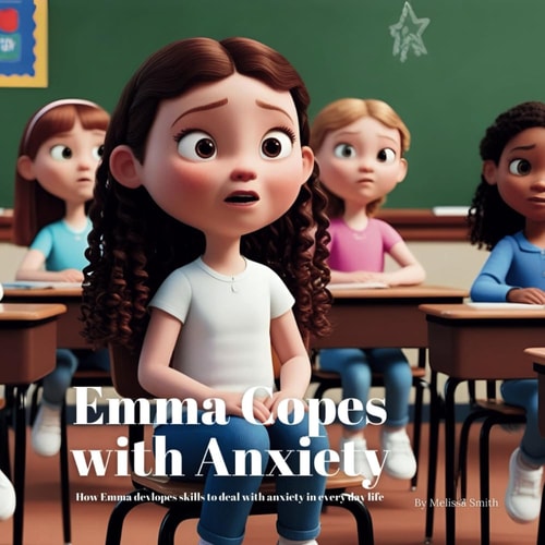 Emma Copes with Anxiety Techniques for Kids Learning to Navigate and Cope with Anxiety in Every Day Life Ages 4 - 8