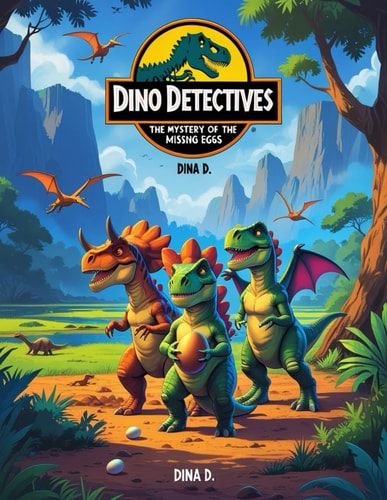 Dino Detectives The Mystery of the Missing Eggs: A Fun-Filled Adventure About Teamwork, Courage, and Friendship!