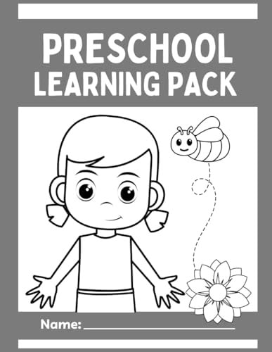 Back to School Preschool Learning Pack Worksheets