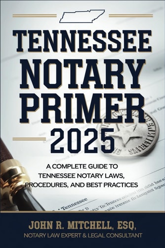 Tennessee Notary Primer 2025 A Complete Guide to Tennessee Notary Laws, Procedures, and Best Practices