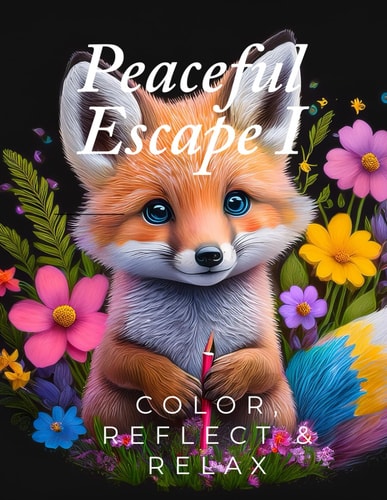 Peaceful Escape-I Colour, Relax & Smile