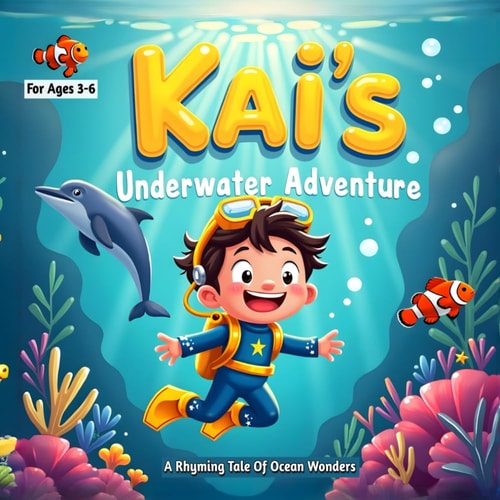 Kai's Underwater Adventure Storybook A Rhyming Tale of Ocean Wonders for Kids 3-6