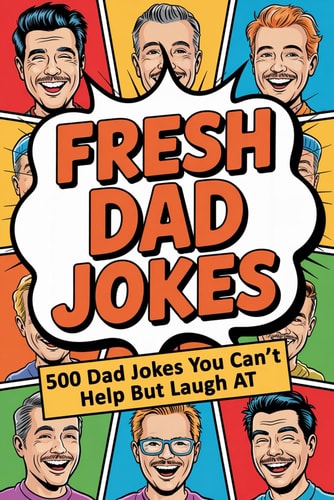 Fresh Dad Jokes 500 Funny Dad Jokes with Hilarious Puns, Cheesy One-Liners, and Eye-Rolling Laughs to Start Your Day with a Smile Or End It with a Laugh
