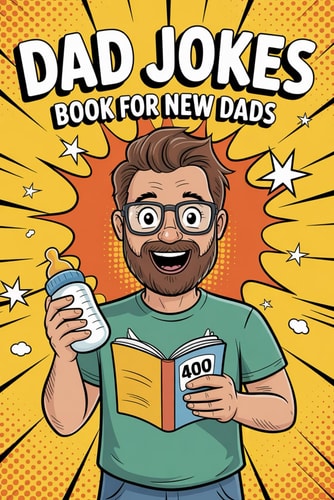 Dad Jokes Book For New Dads 600 Funny Dad Jokes with Hilarious Puns, Cheesy One-Liners, and Eye-Rolling Laughs to Start Your Day with a Smile Or End It with a Laugh