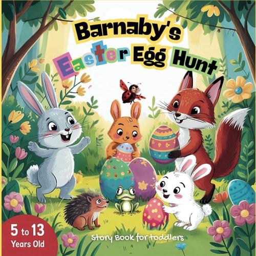 Barnaby's Easter Egg Hunt, Story Book for Toddlers 5 to 13 Years Old. A Toddler's Springtime Discovery, with a Picture Book Adventure for Little Ones (Easy Words for Easter Fun)