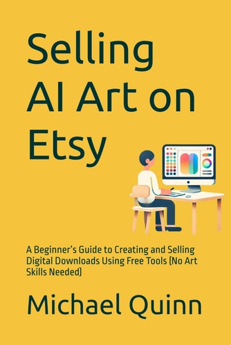 Selling AI Art on Etsy A Beginner's Guide to Creating and Selling Digital Downloads Using Free Tools (No Art Skills Needed)