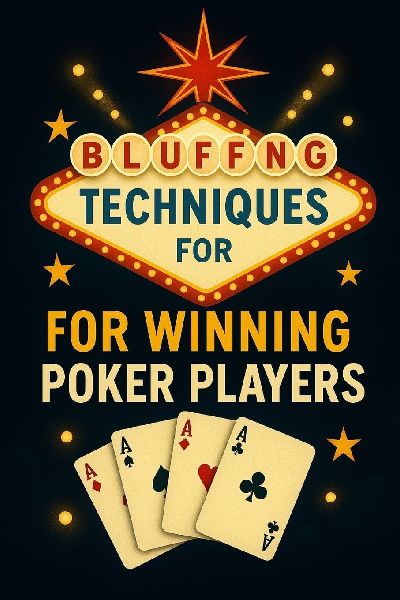 Bluffing Techniques for Winning Poker Players