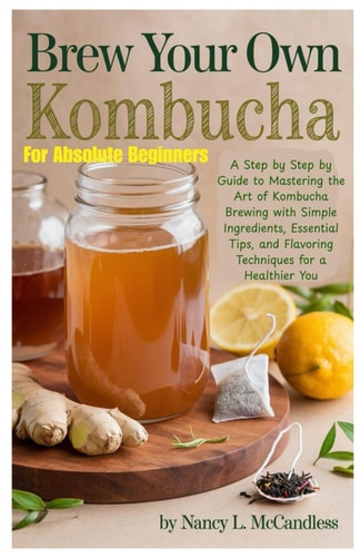 Brew Your Own Kombucha For Absolute Beginners A Step by Step by Guide to Mastering the Art of Kombucha Brewing with Simple Ingredients, Essential Tips, and Flavoring Techniques for a Healthier You