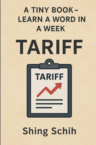 A Tiny Book - Learn a Word in a Week - Tariff
