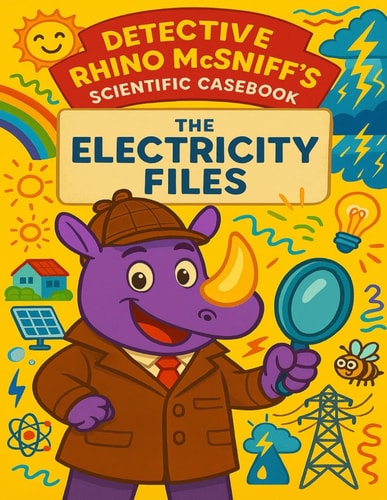 Detective Rhino McSniff's Scientific Casebook The Electricity Files: An Electrifying Journey Through Science and Wonder!
