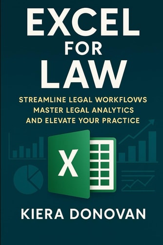 Excel for Law Streamline Legal Workflows, Master Legal Analytics, and Elevate Your Practice