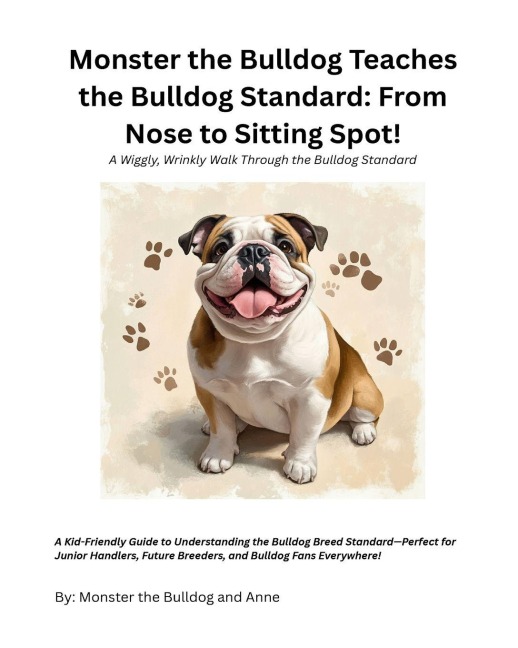 Monster the Bulldog Teaches the Bulldog Standard: From Nose to Sitting Spot!