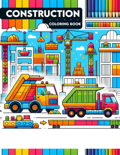 Construction Coloring Book Hard Hats and Heroes Celebrate the Builders of Tomorrow, Detailed Scenes of Construction, Innovation, and Architectural Wonders