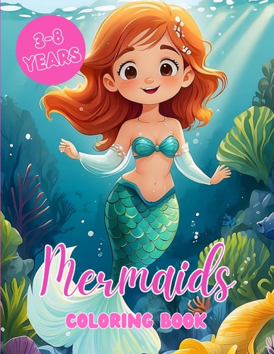 Splashing Colors with Mermaids Ideal for Kids Ages 3-8