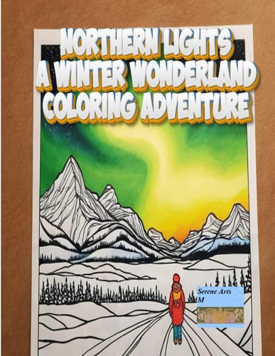 Northern Lights A Winter Wonderland Coloring Adventure Birds