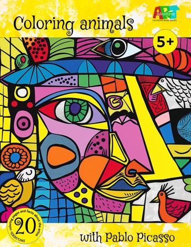 Coloring Animals with Pablo Picasso