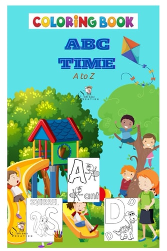 ABC Time Coloring and Gaming Book for Kids