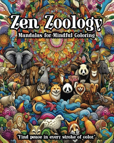 Zen Zoology Escape Into Serenity with 'Zen Zoology': Relaxation Meets Artistry as You Paint Tranquil Wildlife Scenes, Embracing Mindfulness and Creativity.