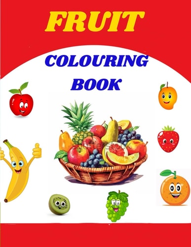 "Vivid Fruit Adventures A Coloring Journey"