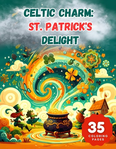 Celtic Charm St. Patrick's Delight Coloring Book: A Whirlwind of Irish Magic