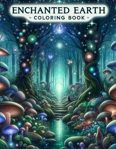 Enchanted Earth Coloring Book Discover the Whimsical Wonders of the Natural World as You Embark on an Enchanting Adventure Through Lush Forests, Mystical Mountains, and Sparkling Rivers