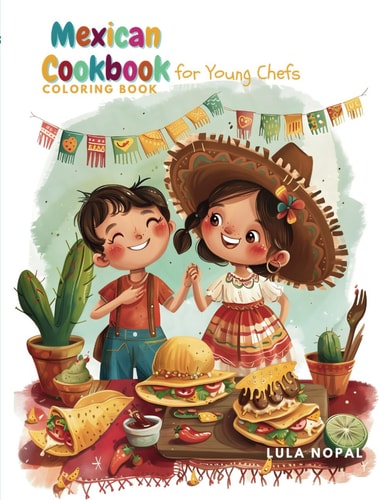 Mexican Cookbook for Young Chefs Coloring Book and More for Kids with Amazing Fun Facts and Useful Spanish Phrases Book Excellent for Kids Family Vacations Mexican Culture Art and More Food & Fun and Learn
