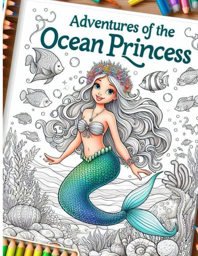 Adventures of the Ocean Princess Coloring Book