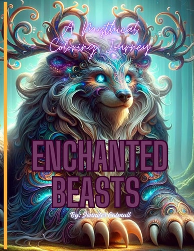 Enchanted Beast A Mythical Coloring Journey