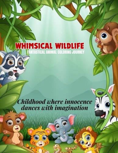 Whimsical Wildlife Fantastical Animal Coloring Journey
