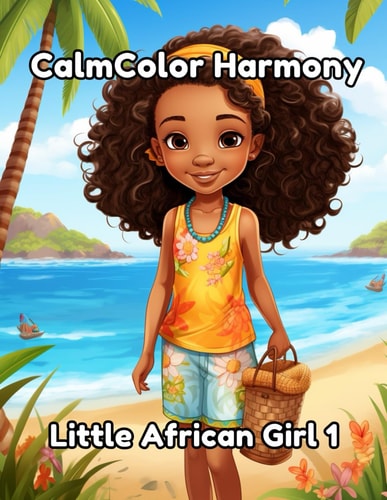 CalmColor Harmony Little African Girl 1