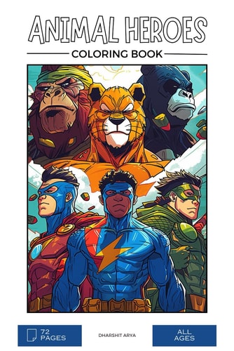 Animal Heroes A Superhero Coloring Book For All Ages