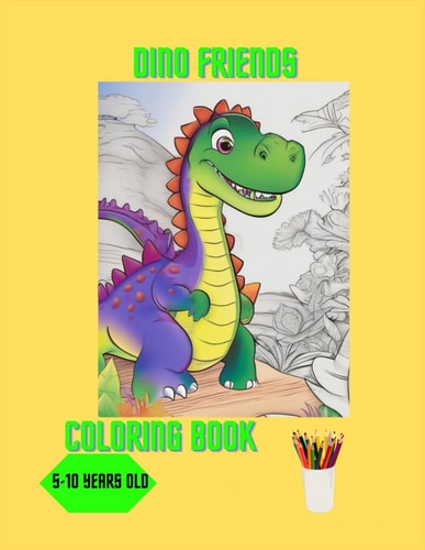 Dino Friends Coloring Book