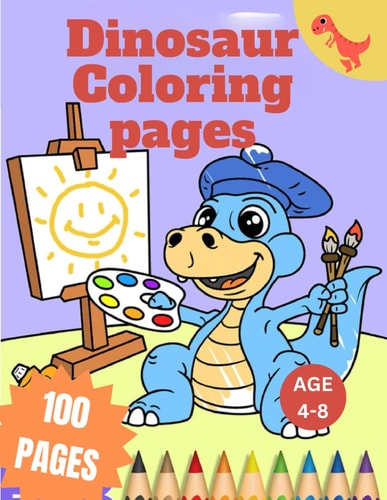 "Color & Connect Dinosaurs A Fun Coloring Adventure with 50 Cute Dinosaurs - Creative Play for Young Minds - Unleash Imagination with Prehistoric Pages - Educational Entertainment for Kids 4-8 Paperback"