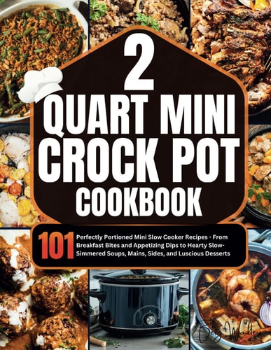 2 Quart Mini Crock-Pot Cookbook 101 Perfectly Portioned Mini Slow Cooker Recipes - From Breakfast Bites and Appetizing Dips to Hearty Slow-Simmered Soups, Mains, Sides, and Luscious Desserts
