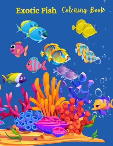 Exotic Fish Coloring Book