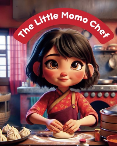 The Little Momo Chef Nepali Bedtime Story; Stories from Nepal; Colourful Illustration