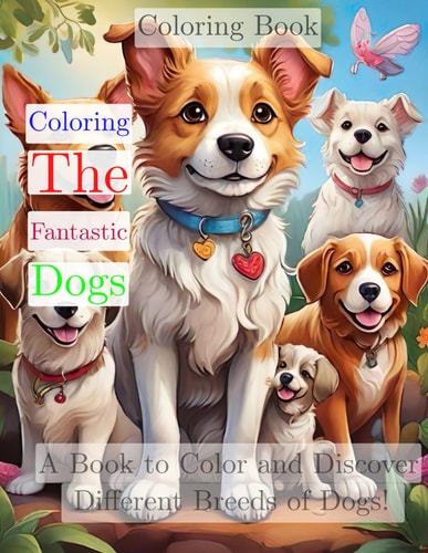 Coloring Book The Fantastic Dogs