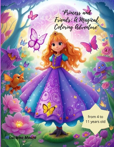 Princess and Friends A Magical Coloring Adventure