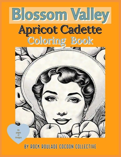Apricot Cadette, Blossom Vally Coloring Book