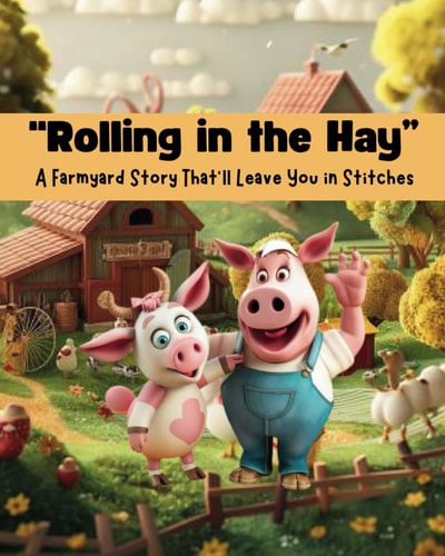 "Rolling in the Hay A Farmyard Story That'll Leave You in Stitches!" Children's Illustration Book