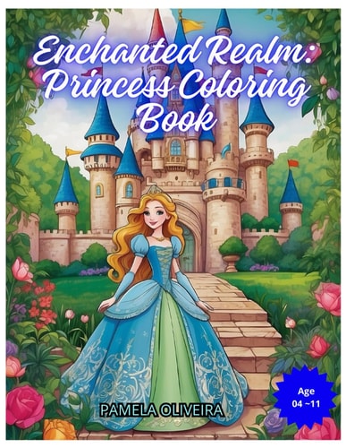Enchanted Realm Princess Coloring Book