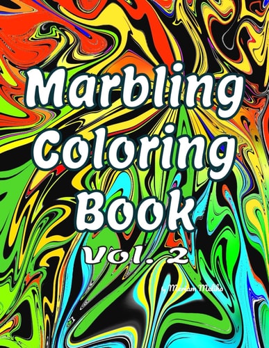Marbling Coloring Book Volume 2