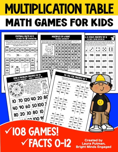 Multiplication Table Games Math Games for Kids