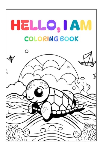 Animal Adventure Coloring Book "Hello, I AM ..." - Unleash Creativity for Kids: Explore the Colorful World of Animals! Let Your Child's Creativity Shine as They Bring Each Page to Life with Vibrant Colors.