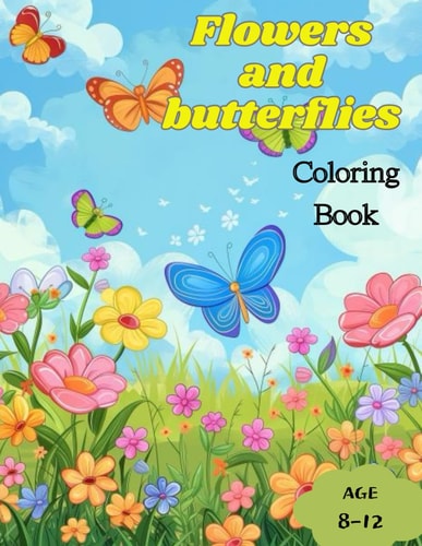 Coloring Book for Kid Coloring 50 Flowers