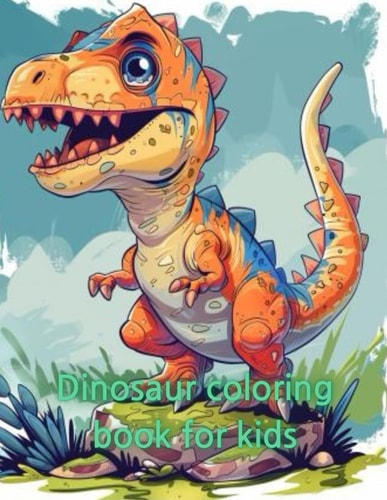 Dinosaur Coloring Book for Kids 8-12 "Jurassic Journeys: A Dino Coloring Expedition"