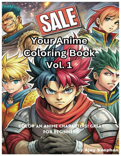 Your Anime Coloring Book Vol. 1