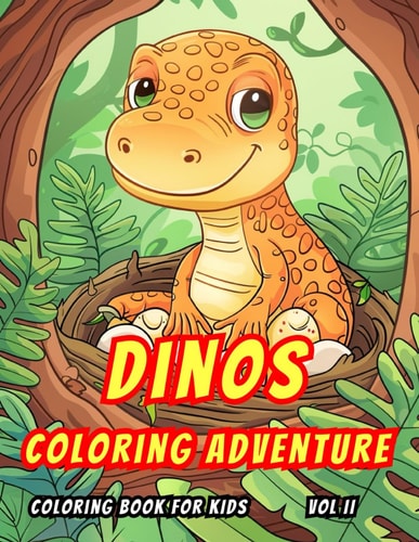 Dinos Coloring Adventure Volume II