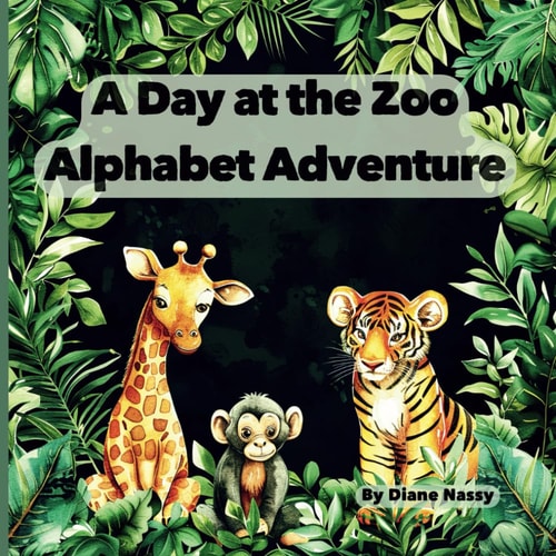A Day at the Zoo Alphabet Adventure Exploring Cute Zoo Animals from A to Z Alphabet Book for Preschool Kids Toddlers, Kingdergarten ABC Learning Coloring