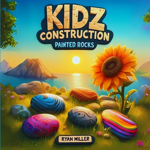 KidZ Construction Painted Rocks!